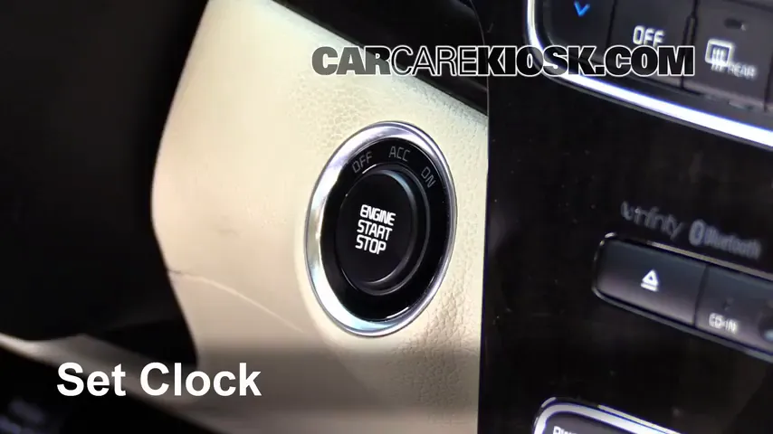 2014 Kia Cadenza Premium 3.3L V6 Clock